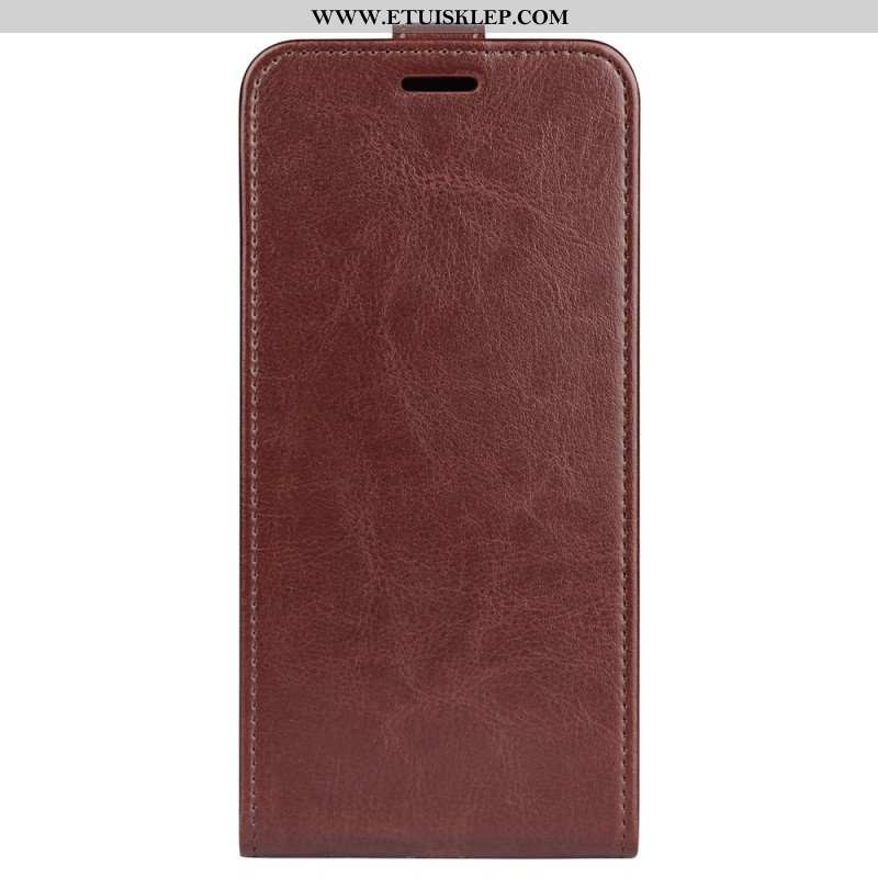 Etui Folio do Xiaomi Redmi Note 12 5G Skórzany Futerał Pionowa Klapa